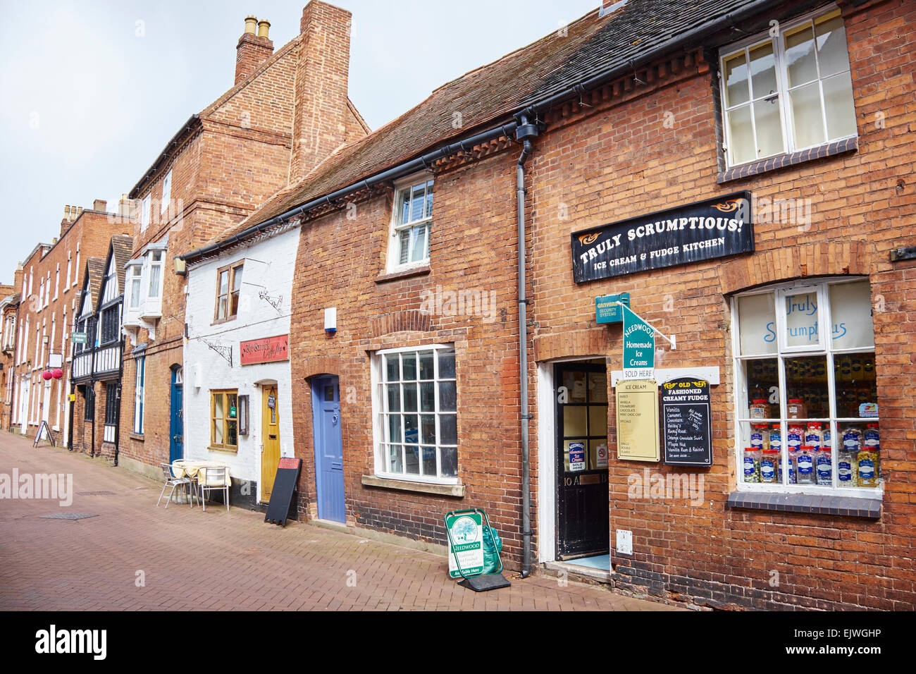 Dam Street Lichfield Staffordshire UK Stock Photo Alamy