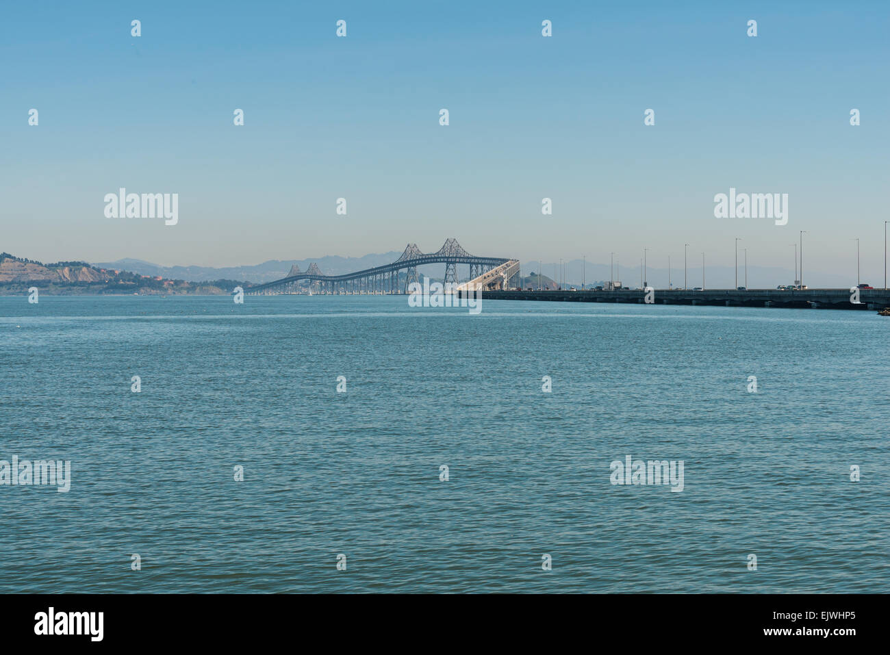 Richmond San Rafael Bridge from Point San Quentin, San Rafael