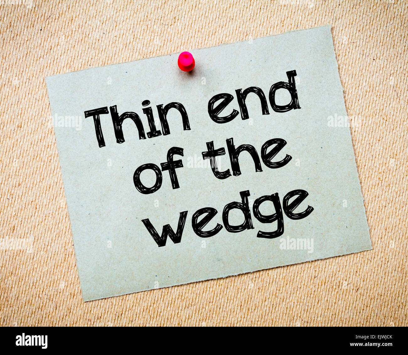 The thin end of the wedge hires stock photography and images Alamy