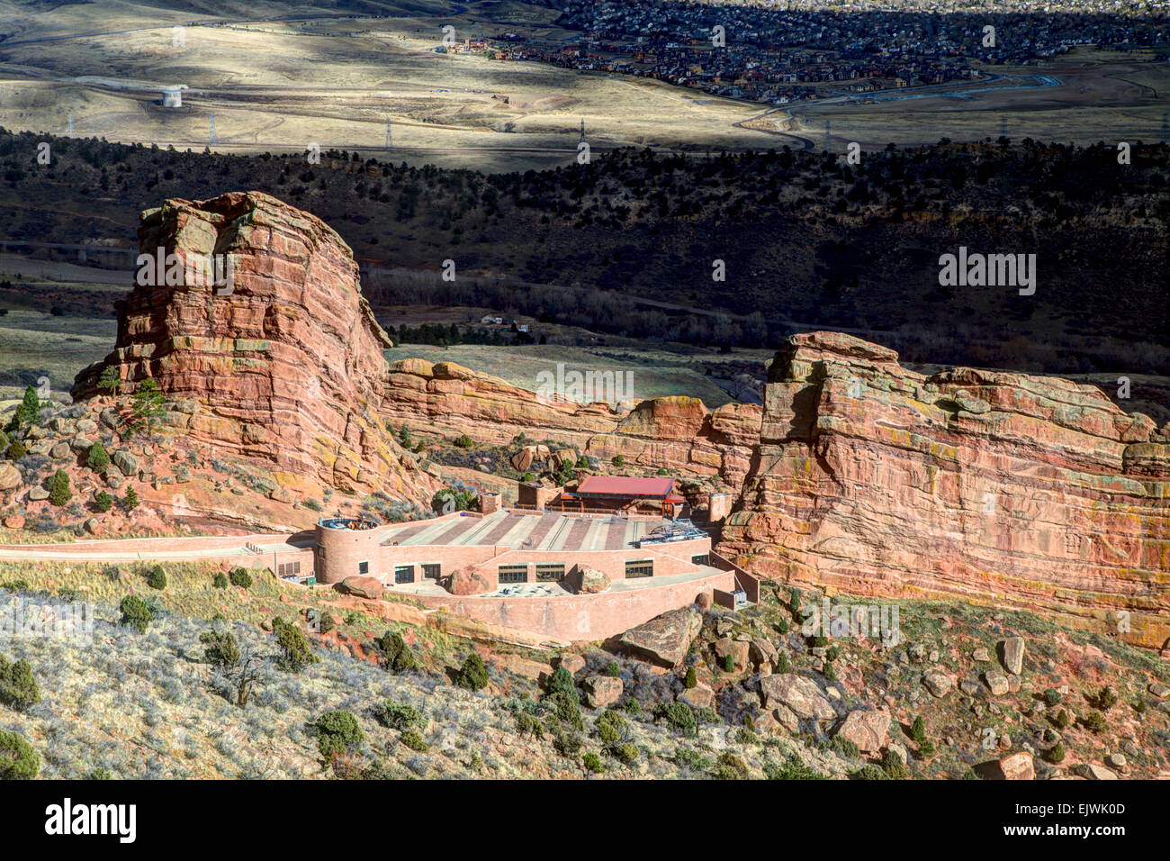 Red Rocks Park & Amphitheater Stock Photo