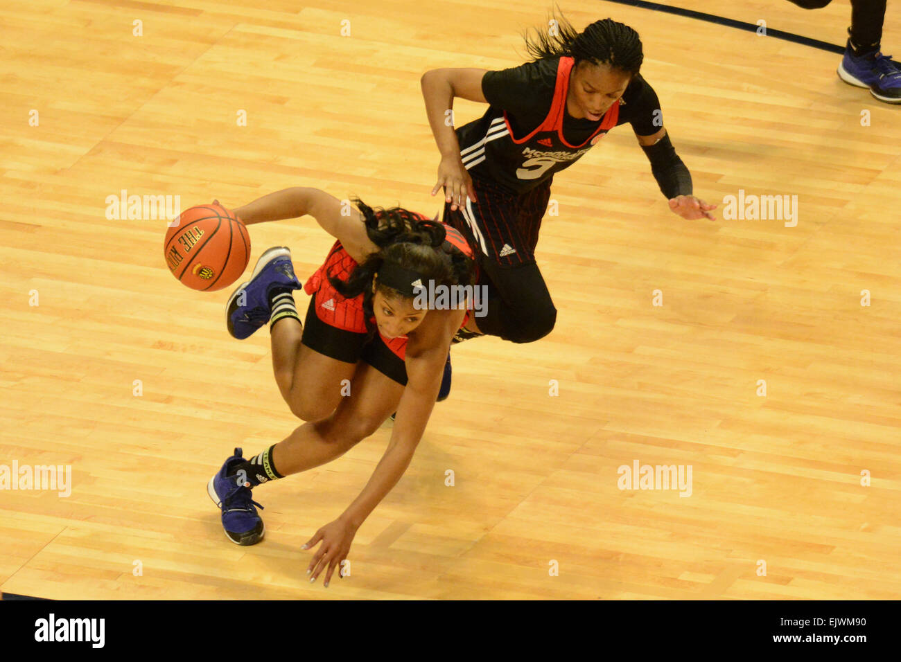 Chicago, IL, USA. 1st Apr, 2015. McDonald's West All American Tea Omari