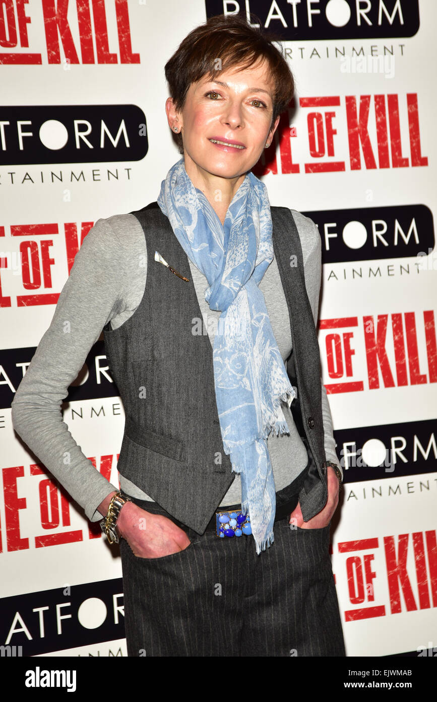 London, UK, 1st April 2015 : Deborah Moore attended the Age Of Kill - VIP film screening held at The Ham Yard Hotel in London. Photo by © See Li/Alamy Live News Credit:  See Li/Alamy Live News Stock Photo