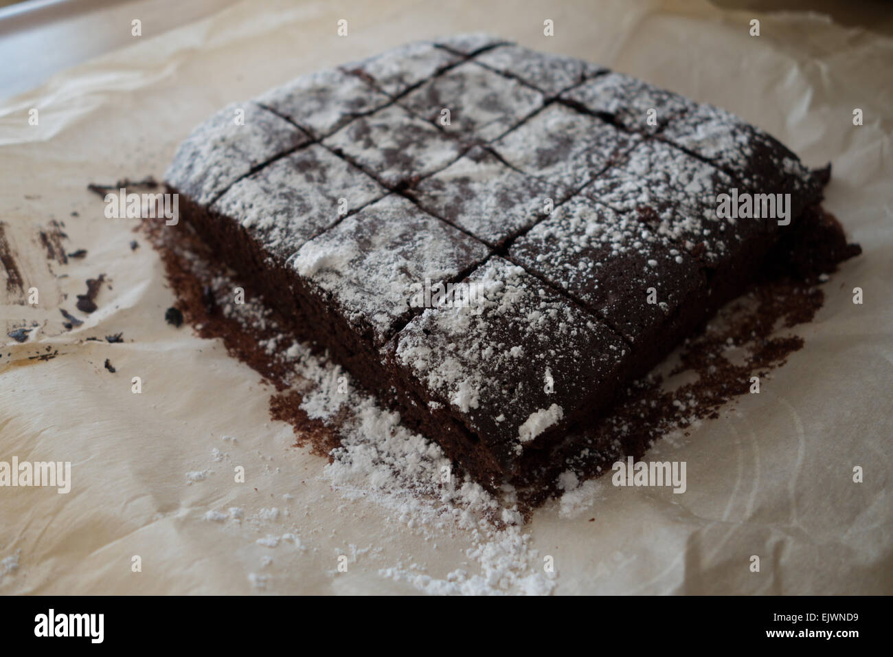 homemade brownies Stock Photo