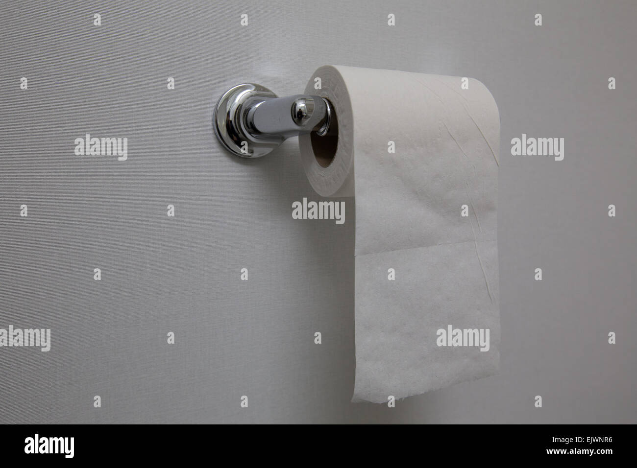 toilet paper roll hanging bathroom Stock Photo Alamy