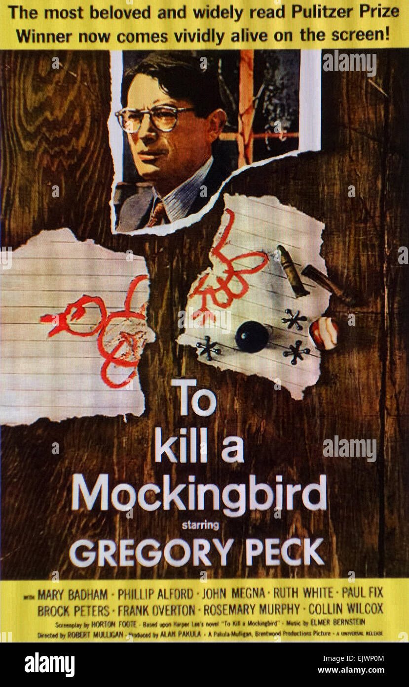 "TO KILL A MOCKINGBIRD" movie poster Stock Photo - Alamy