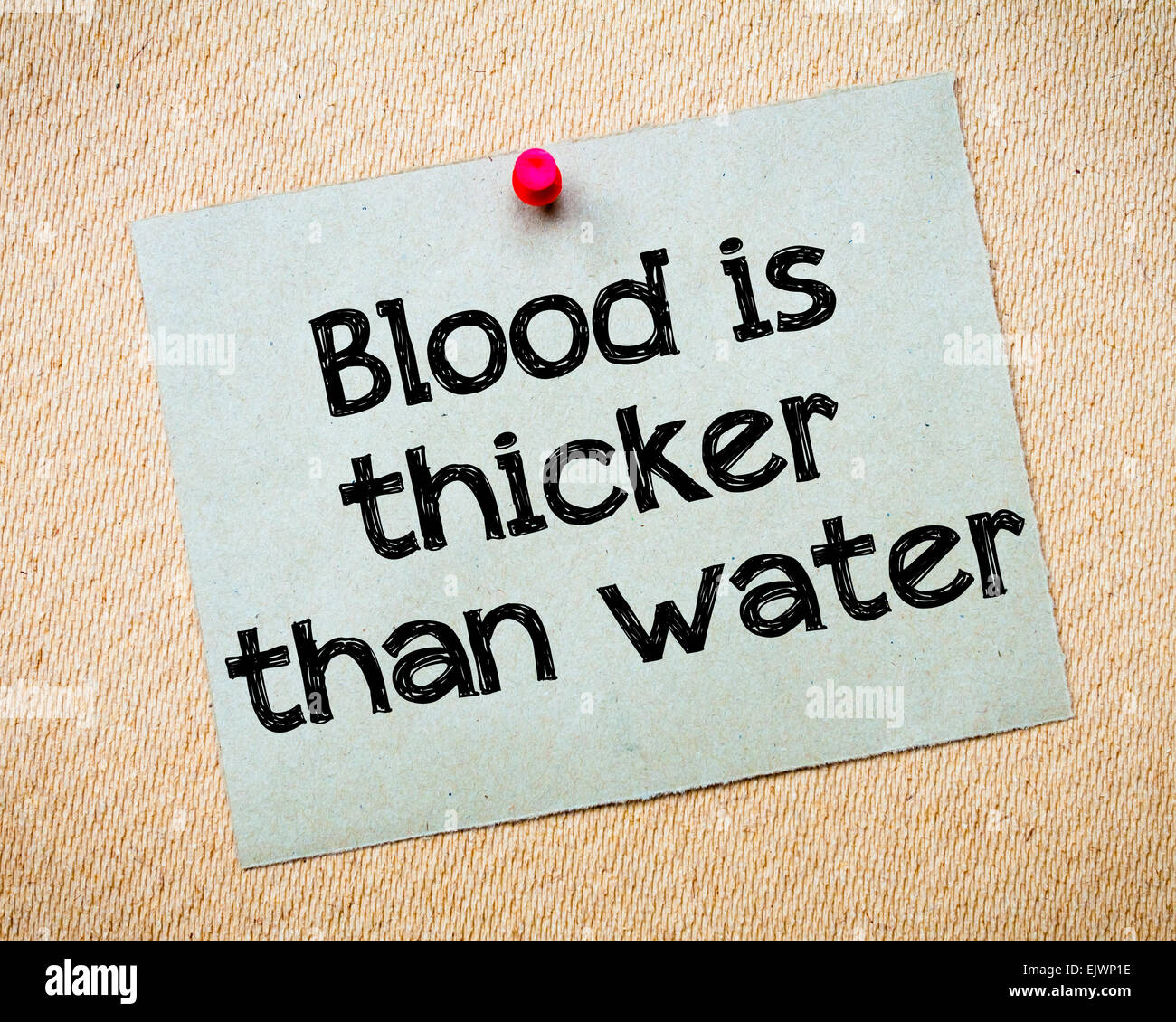 proverb blood is thicker than water