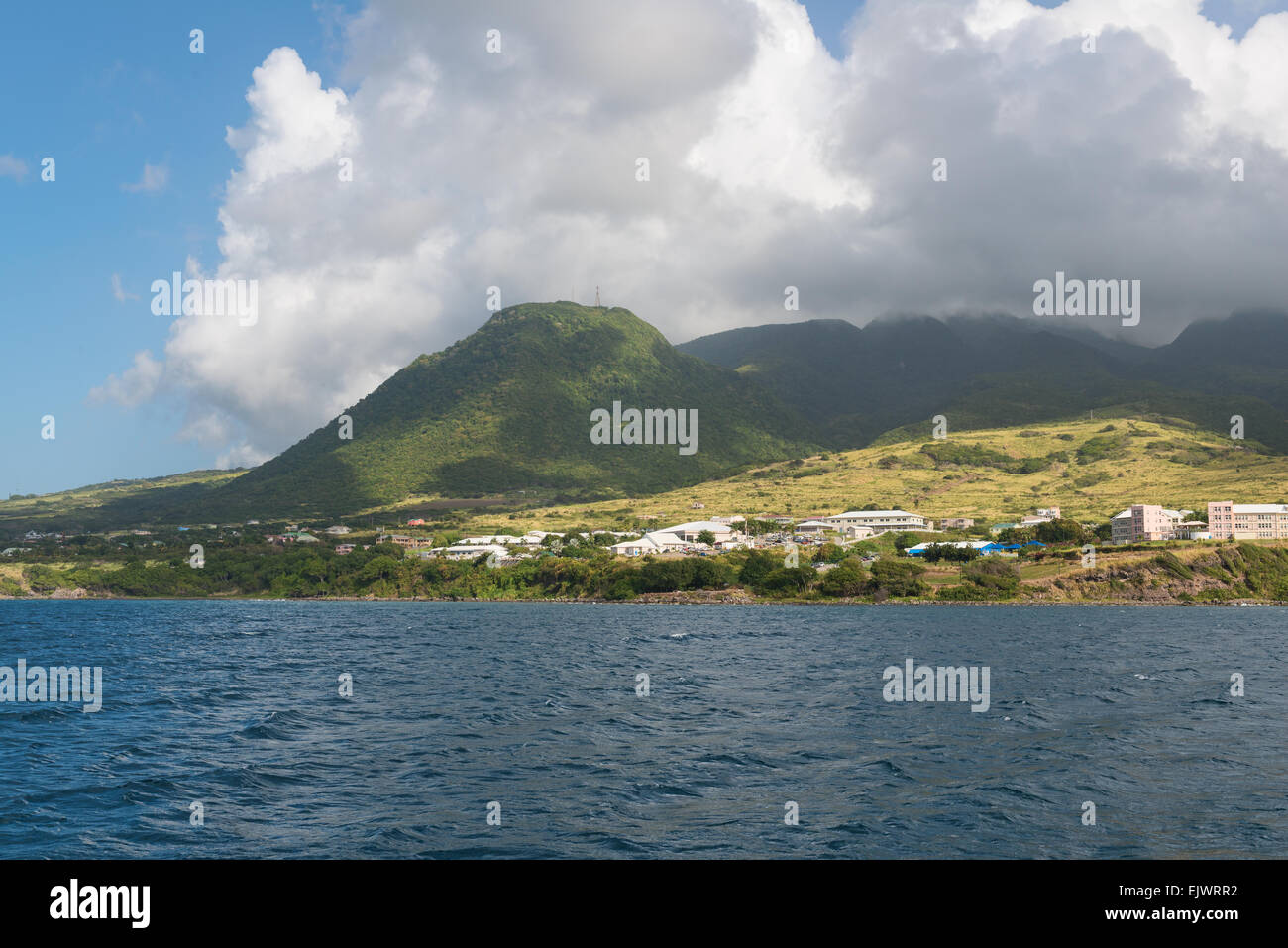 Veterinary and Medical Schools on the south coast of St. Kitts Stock