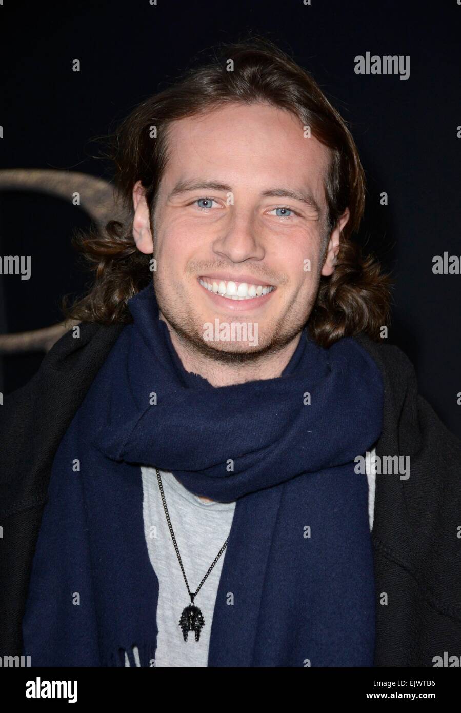 New York, NY, USA. 1st Apr, 2015. Mix Diskerud at arrivals for OUTLANDER Mid-Season Premiere, Ziegfeld Theatre, New York, NY April 1, 2015. Credit:  Derek Storm/Everett Collection/Alamy Live News Stock Photo