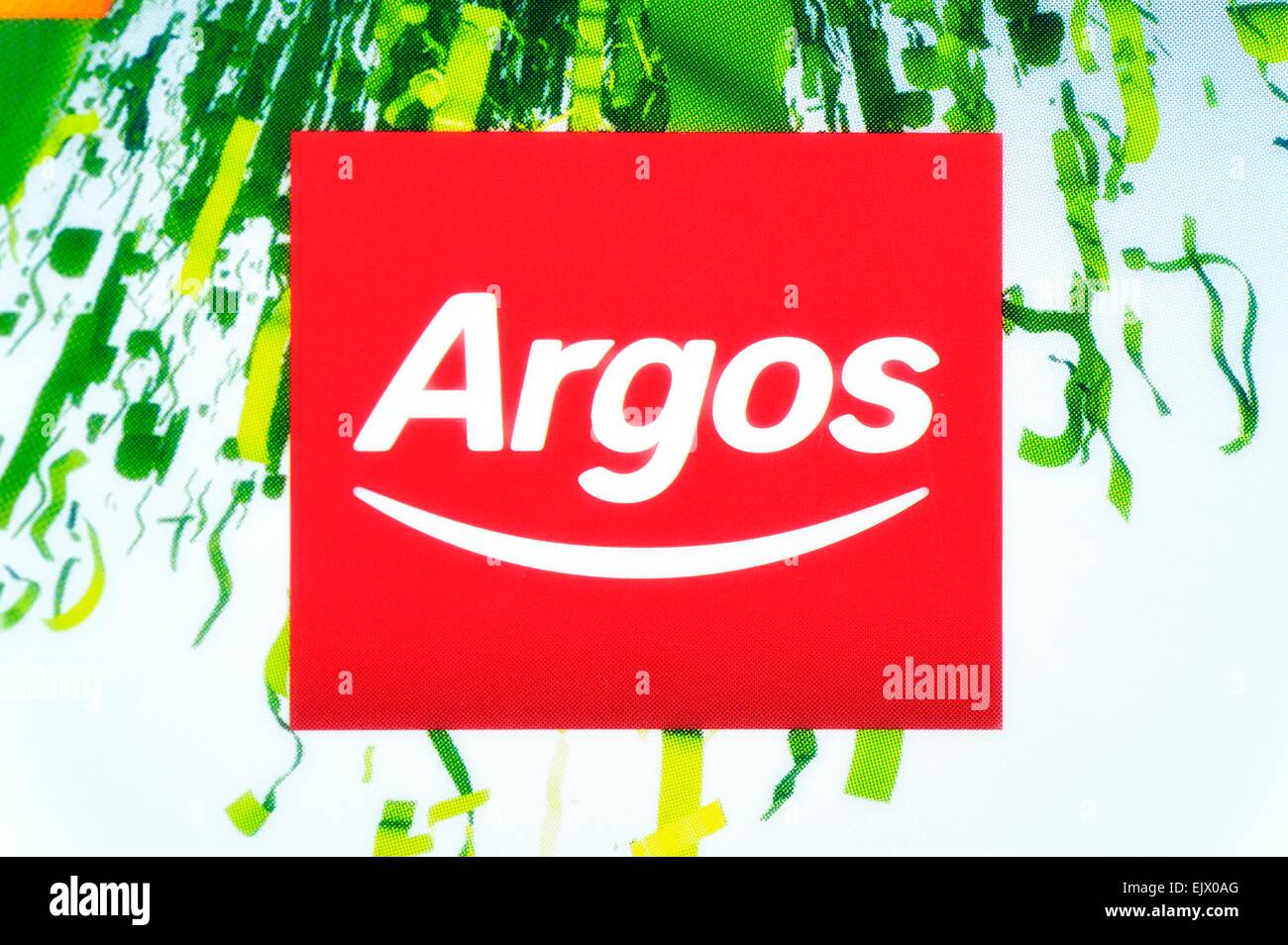 Argos Logo. Stock Photo