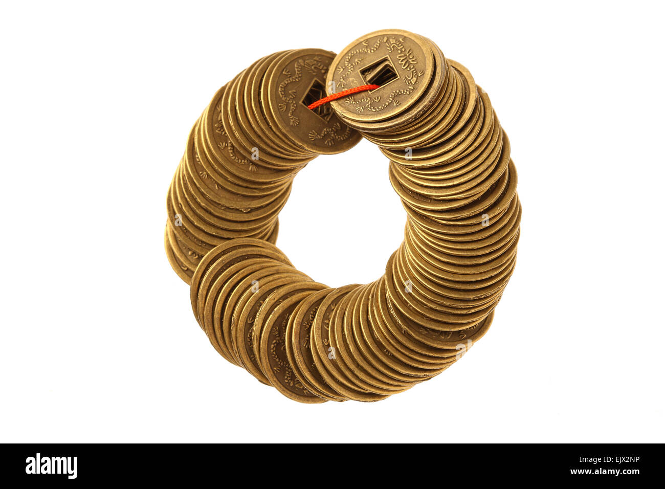 Chinese coins string hires stock photography and images Alamy