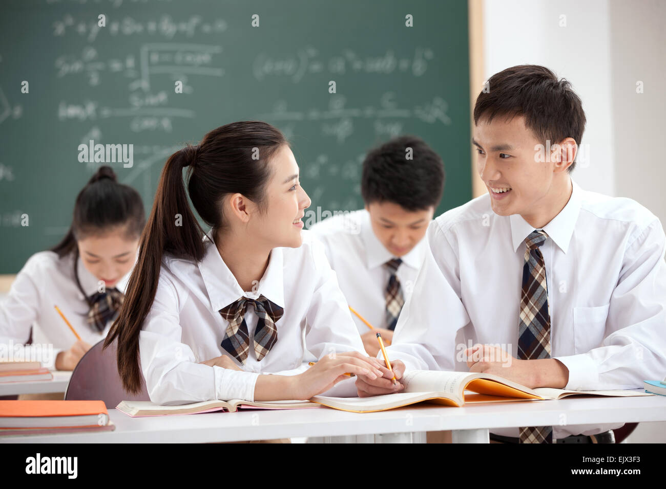 Indian schoolboy uniform classroom hi-res stock photography and images ...