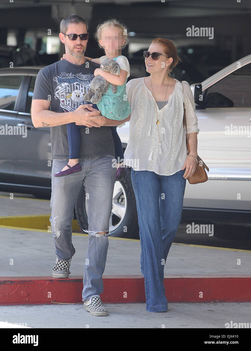 Amy Adams out in Glendale, Los Angeles with husband Darren Le Gallo and(02)