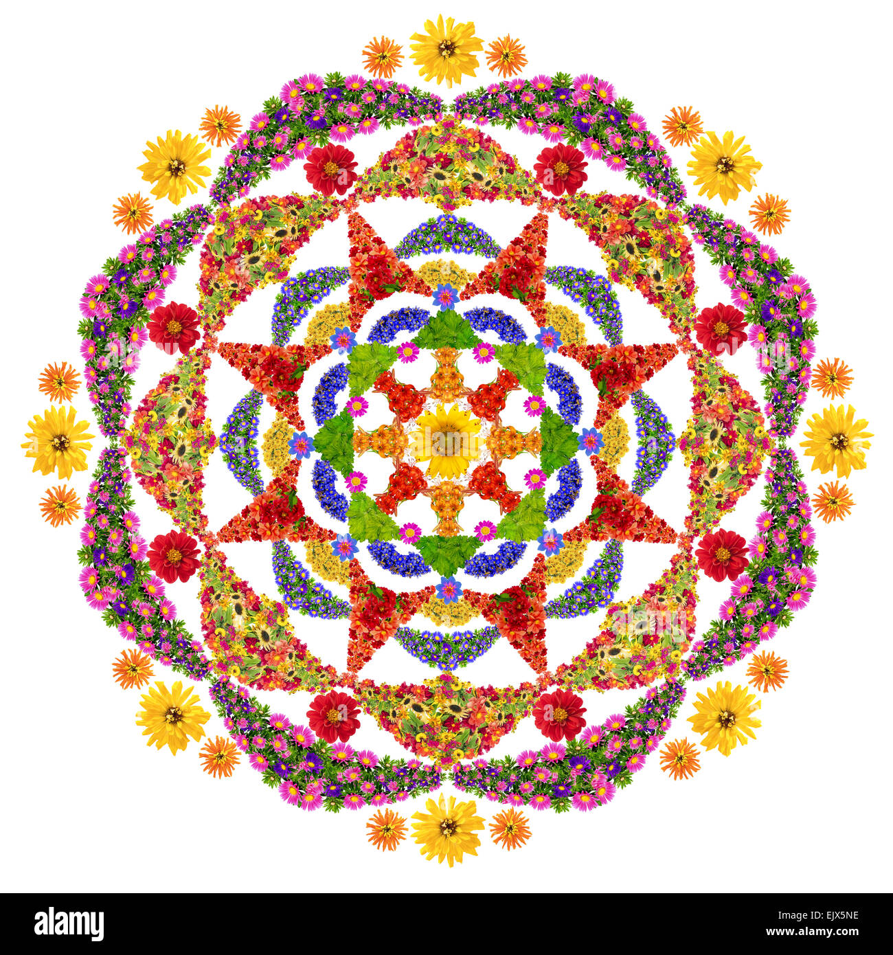 Good luck and happiness Mandala spiritual and ritual symbol in