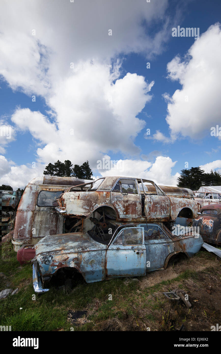 Car wreckers yard hires stock photography and images Alamy