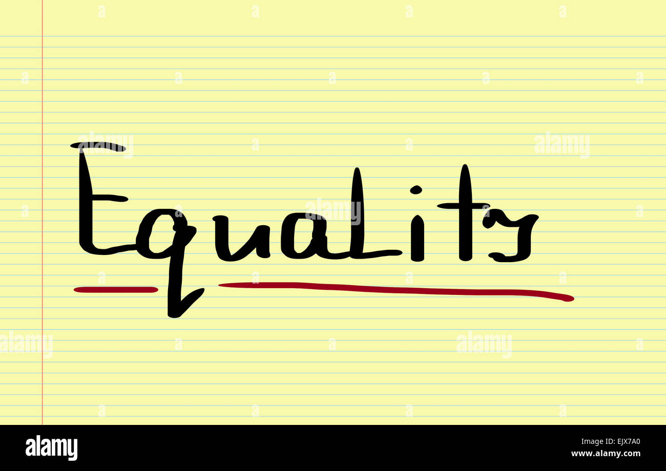 Equality Concept Stock Photo