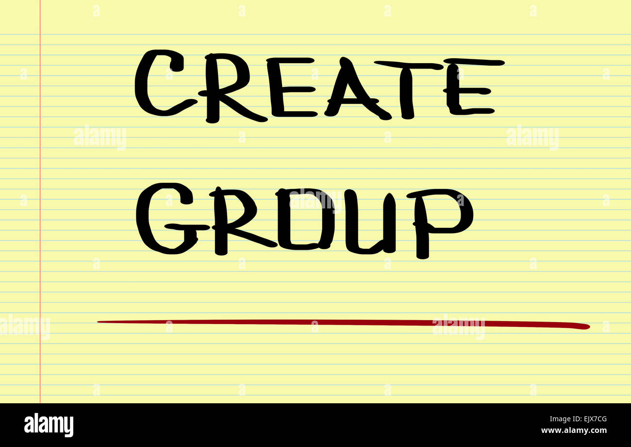 Create Group Concept Stock Photo Alamy