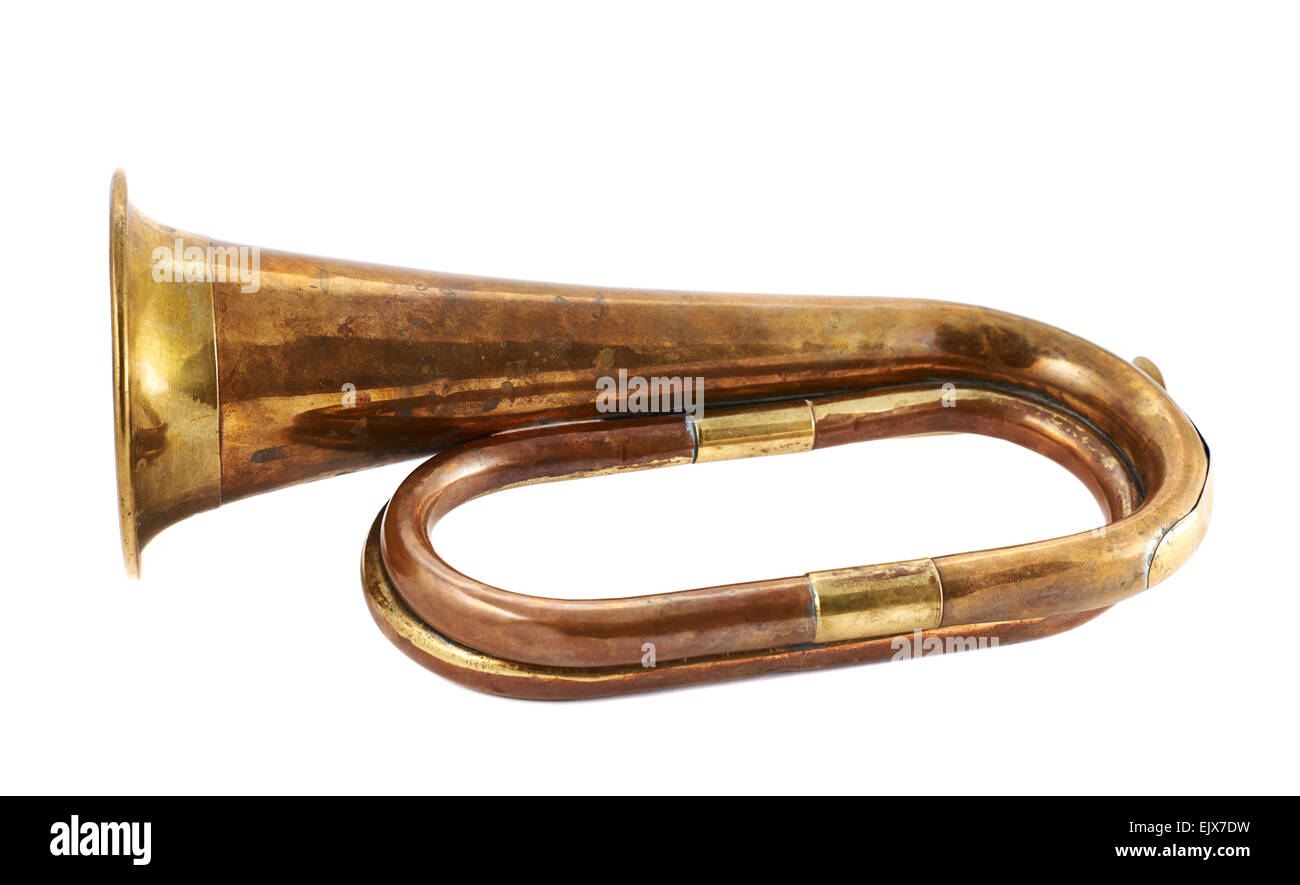 Trumphet Instruments Image Trumpet musical instrument isolated Stock Photo - Alamy