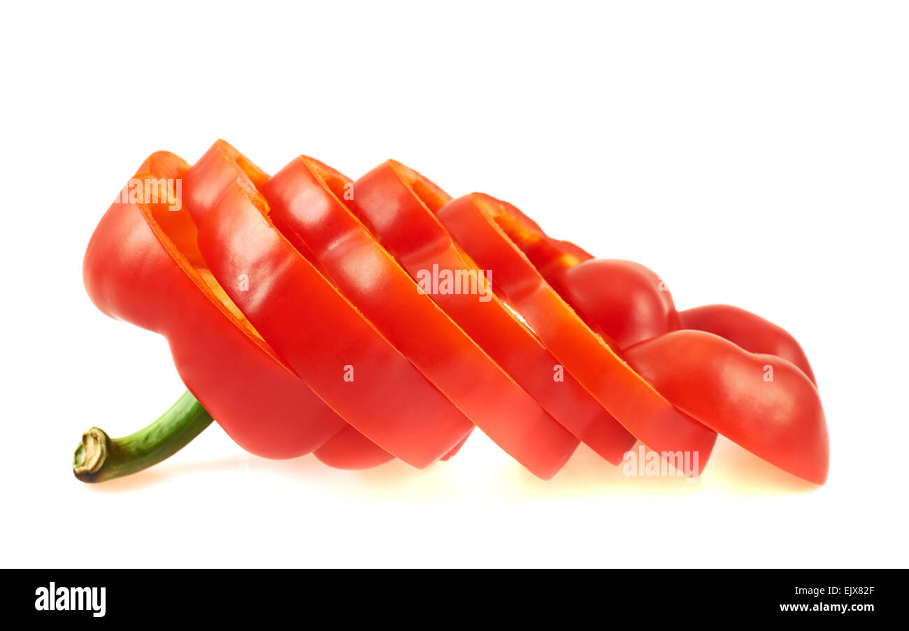 Sweet bell pepper isolated Stock Photo - Alamy