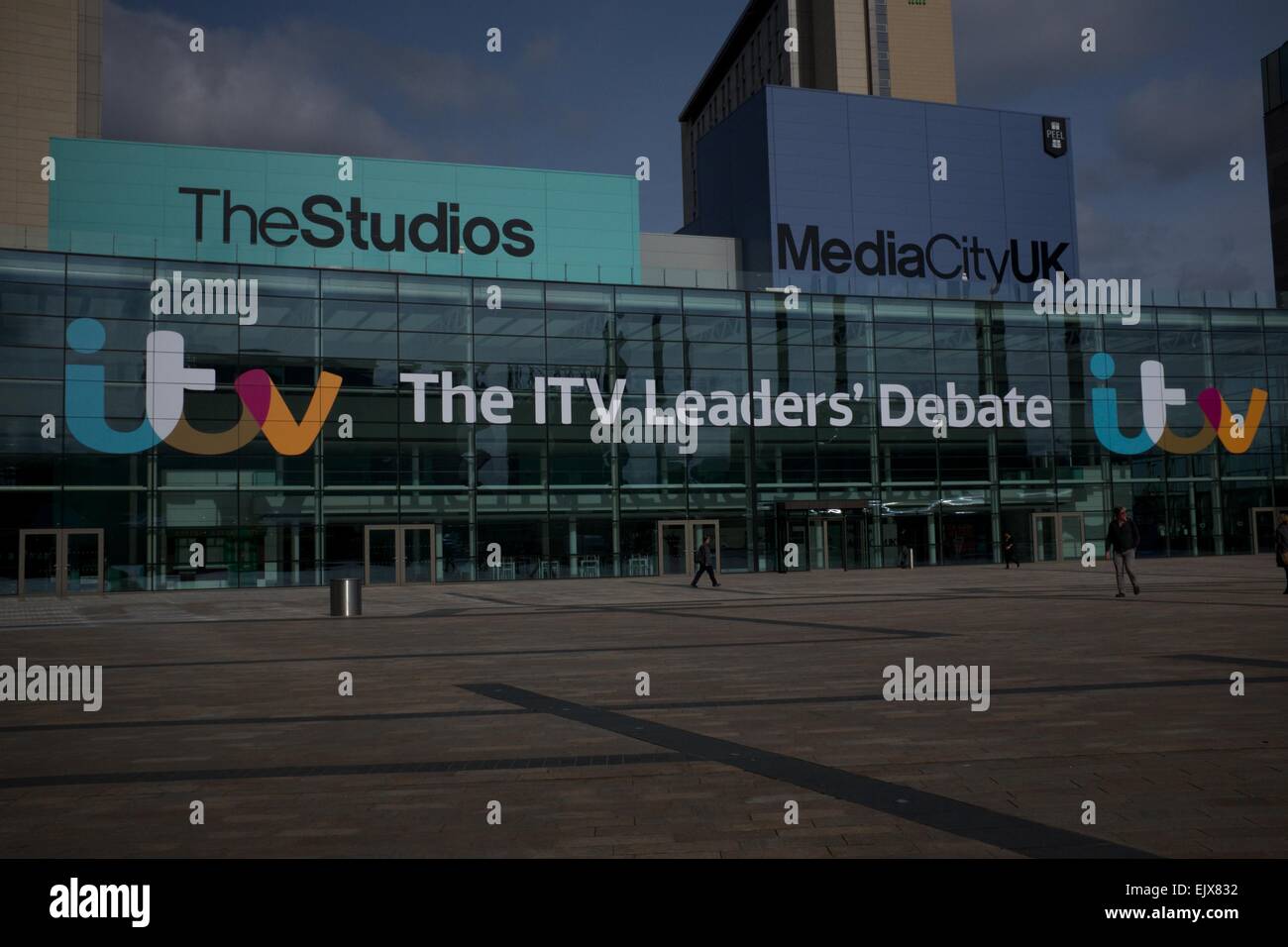 Salford UK 2nd April 2015 The ITV Studios at Media City UK are the