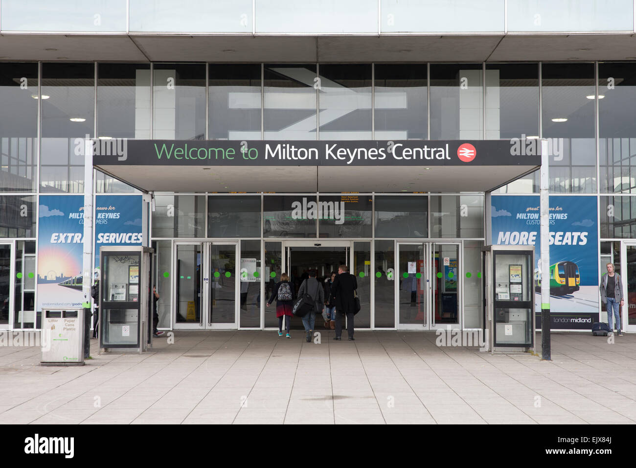 Milton Keynes, UK 2nd April 2015. Trains to London Euston will