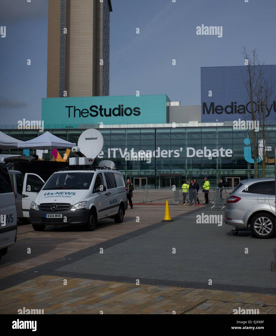 Salford UK 2nd April 2015 The ITV Studios at Media City UK are the