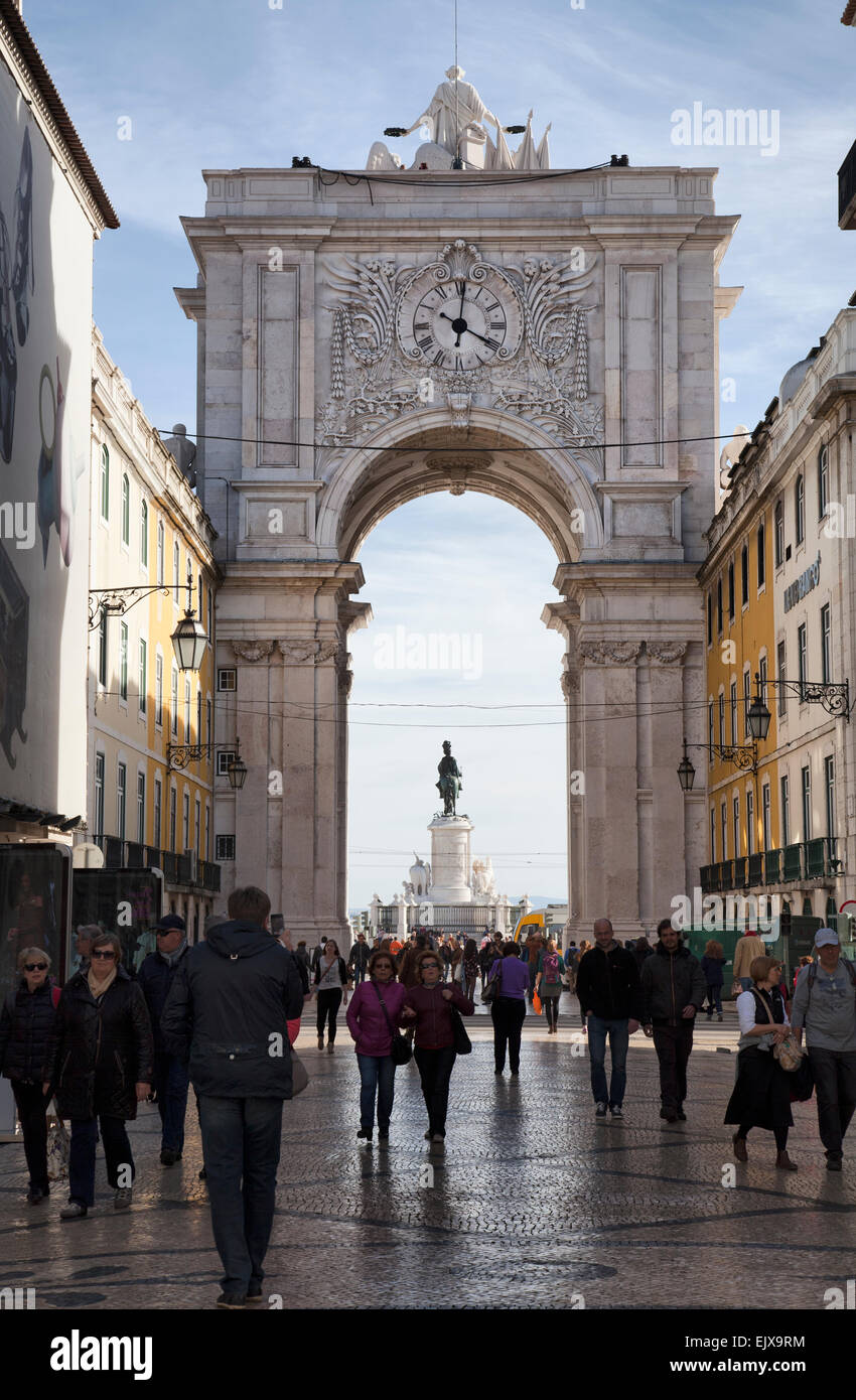 rua-augusta-arch-in-lisbon-portugal-stock-photo-alamy