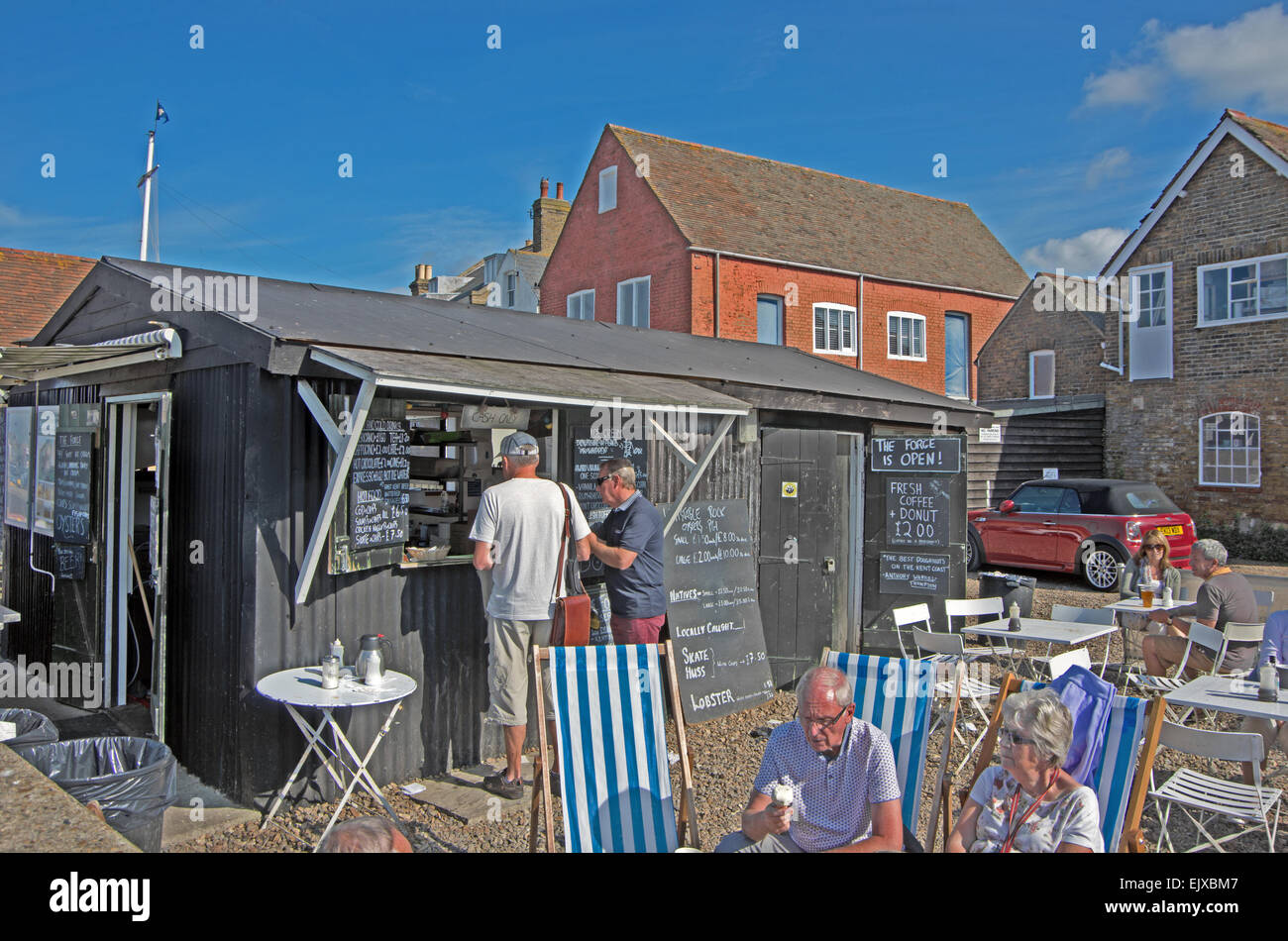 Whitstable, Kent, England, Cafe Front, Stock Photo