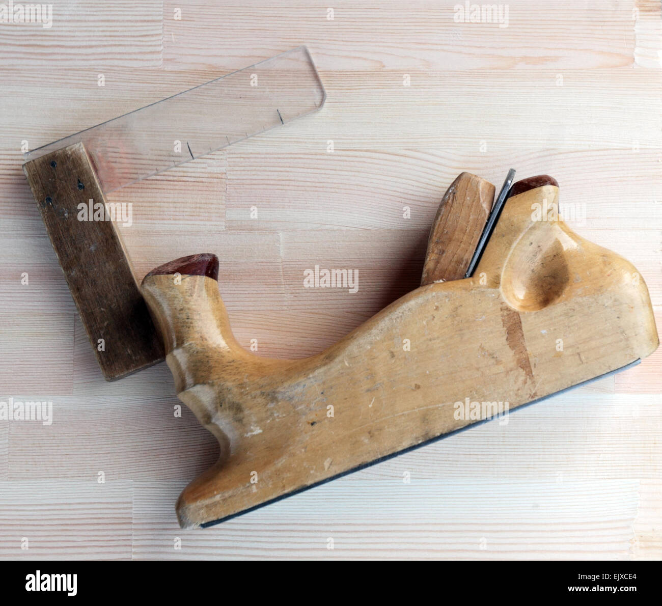 Carpenter Tools Angle and Plane for Woodworking Stock Photo