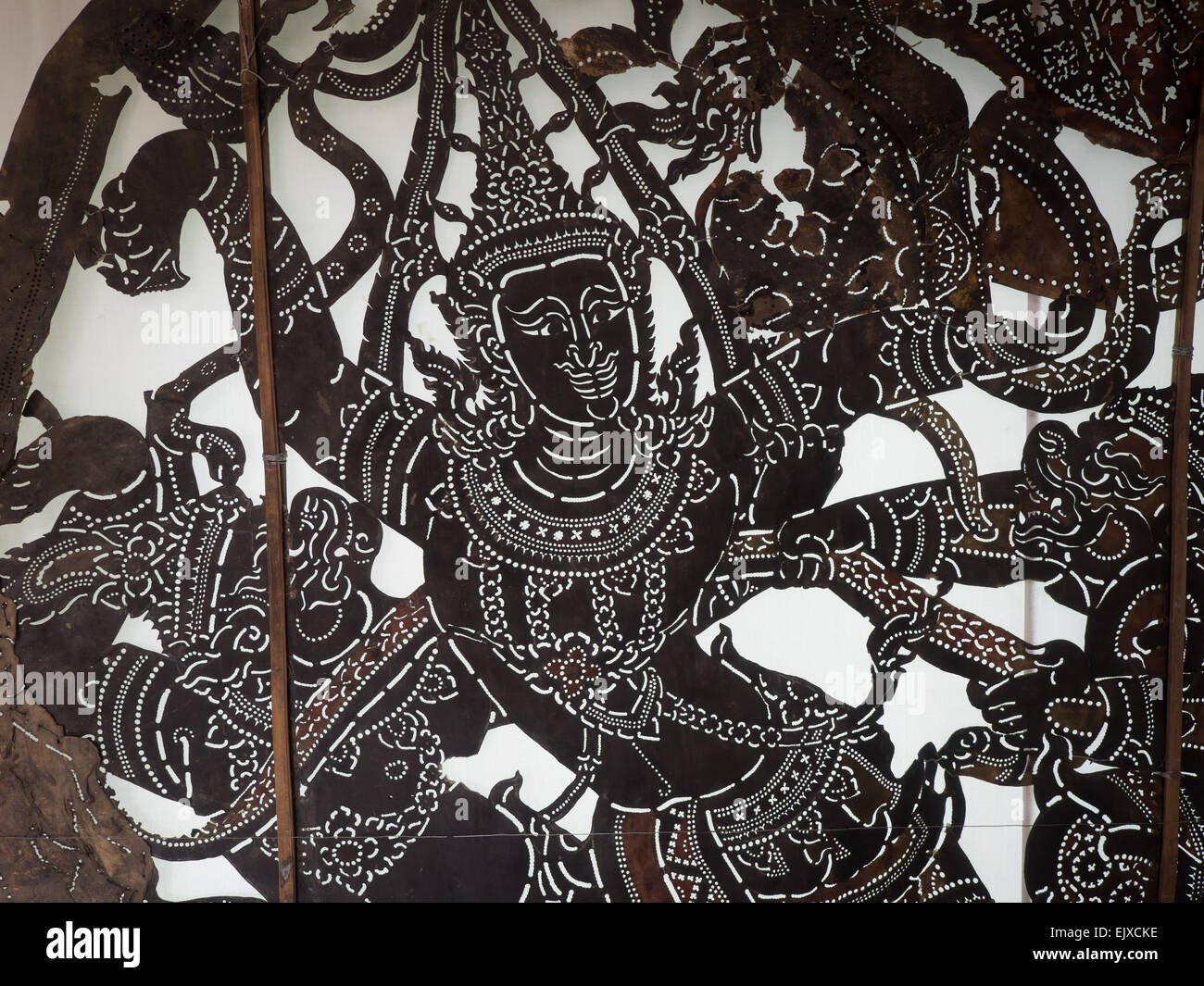 Shadow Play character used in Thai theater performances Stock Photo - Alamy