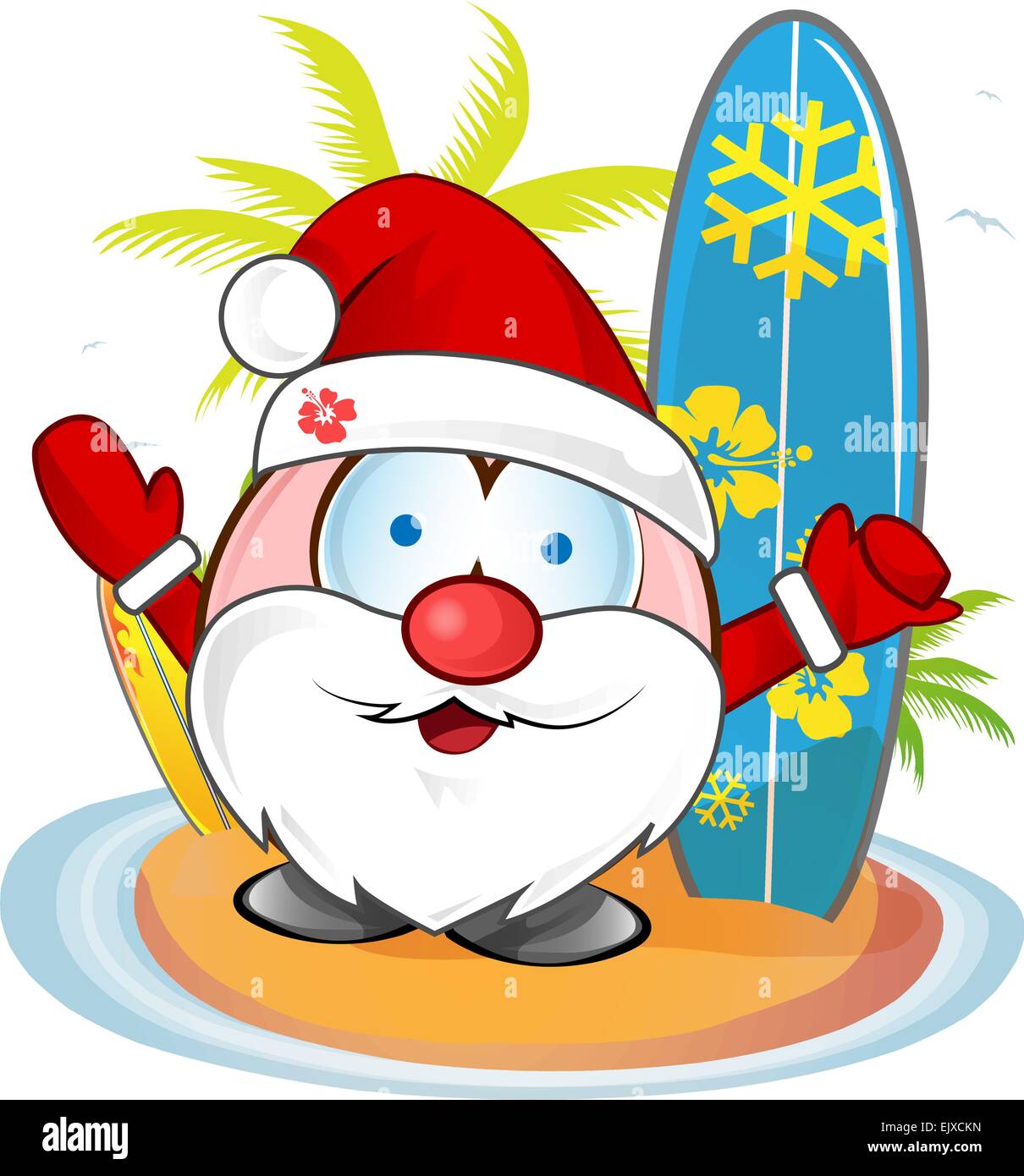 American santa claus Stock Vector Images Alamy