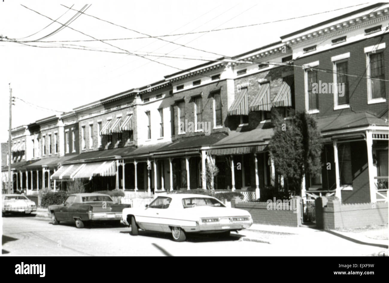 600 Block of St James Street Stock Photo