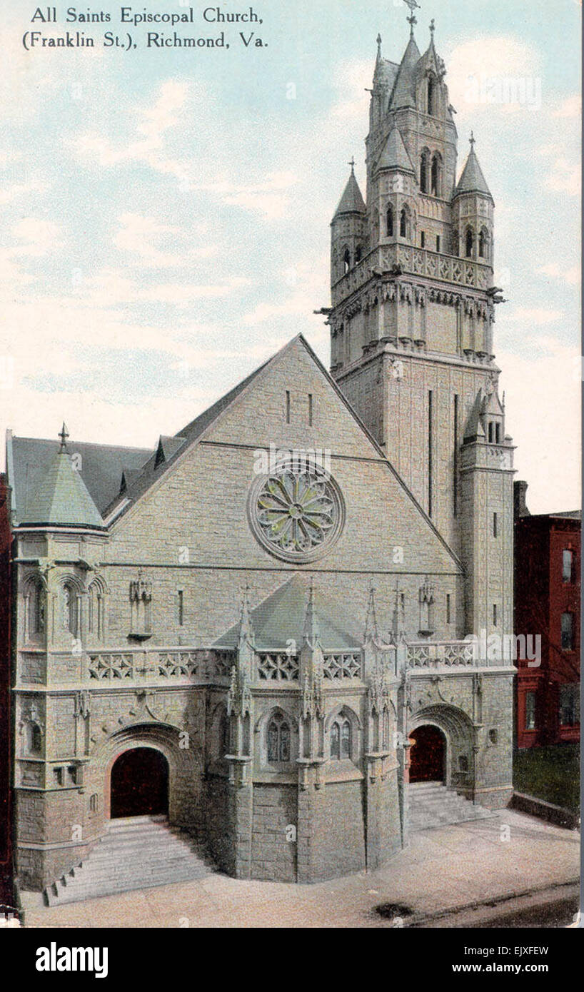 All Saints Episcopal Church, (Franklin St), Richmond, Va Stock Photo