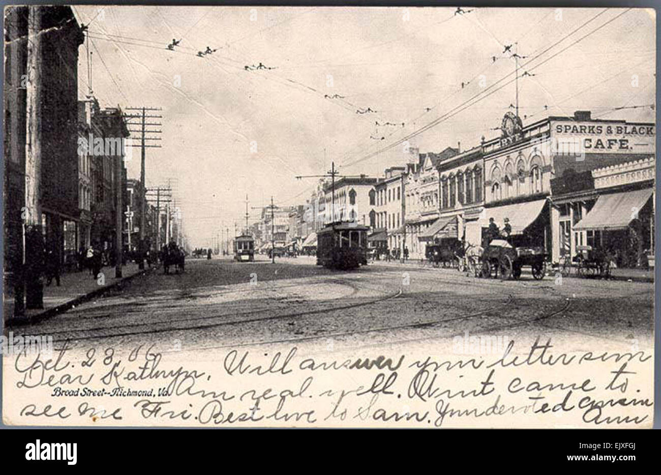 Broad Street, Richmond, Va Stock Photo Alamy