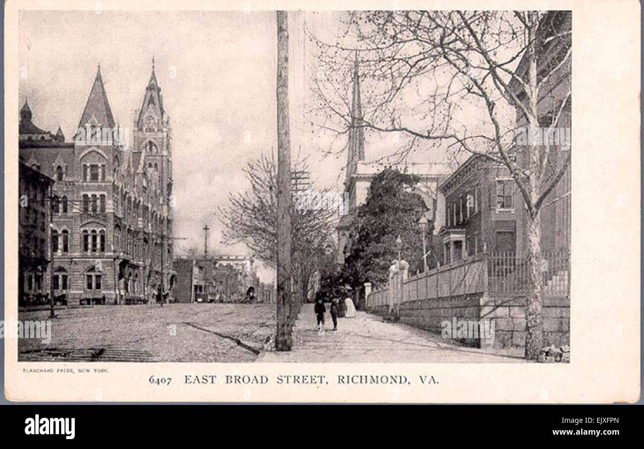 East Broad Street, Richmond, Va Stock Photo Alamy