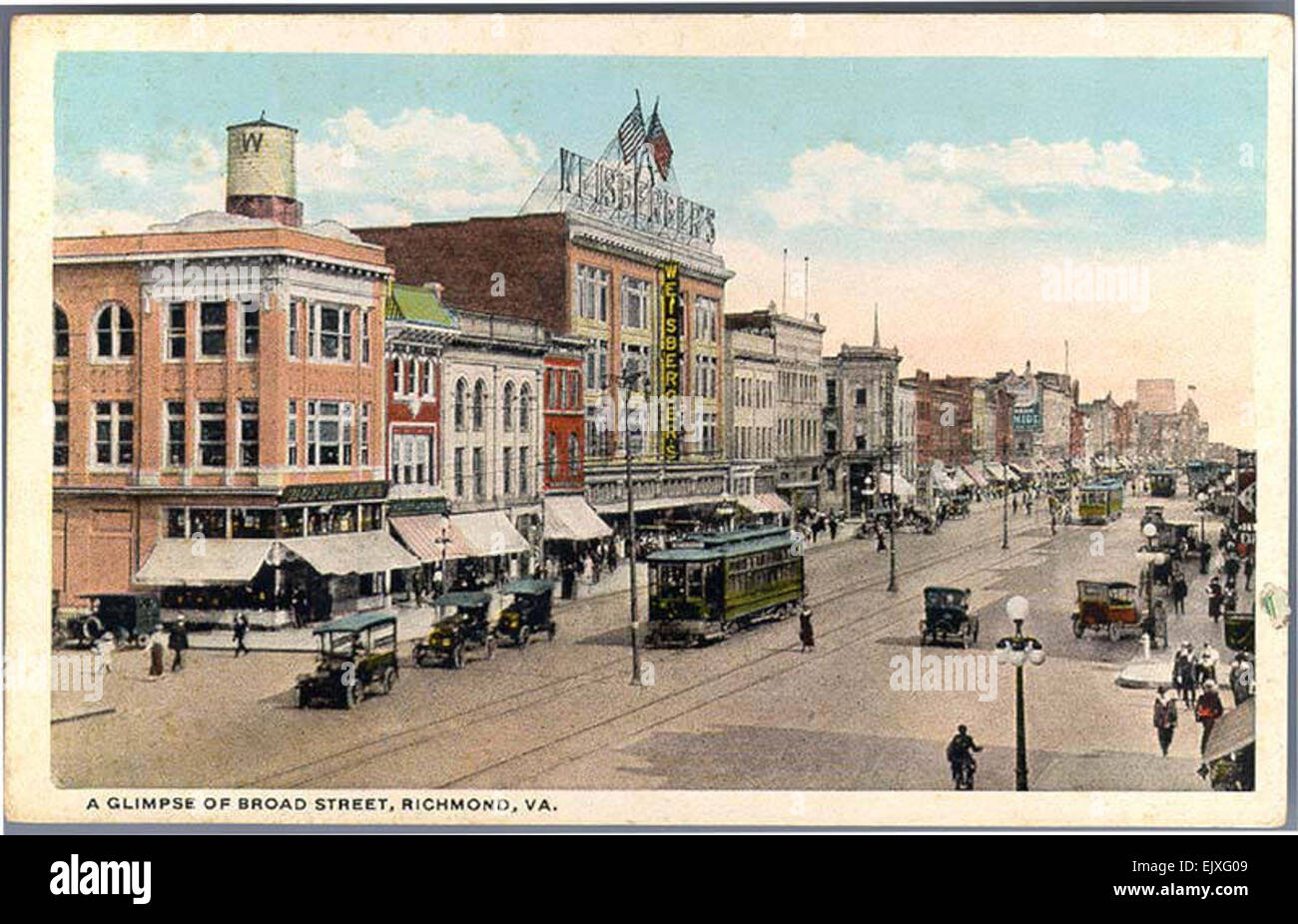 Glimpse of Broad Street, Richmond, Va Stock Photo: 80488585 - Alamy
