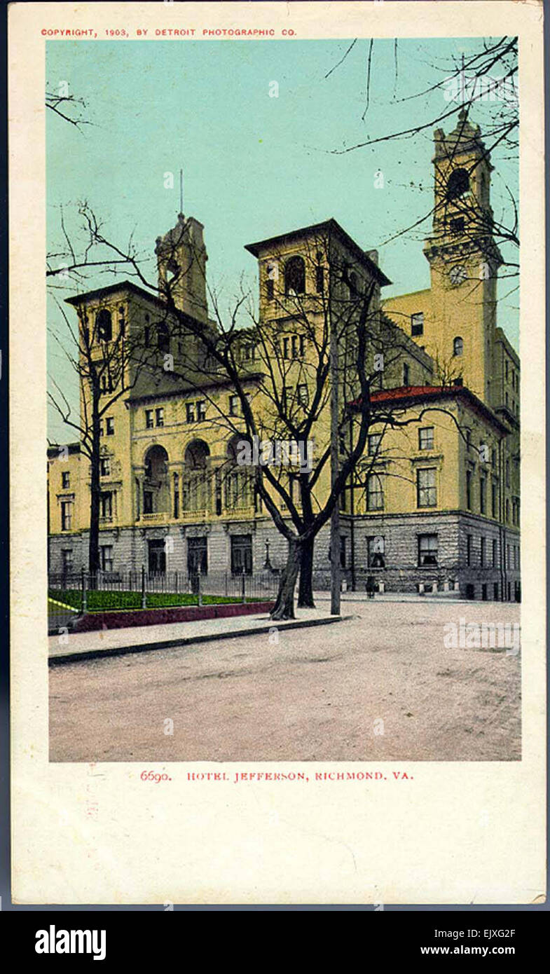 This collection of vintage postcards offers a glimpse into early twentieth-century Richmond, Virginia. Many postcards depict now-altered or lost buildings and structures, reflecting the city’s social and cultural history during that period. Stock Photo