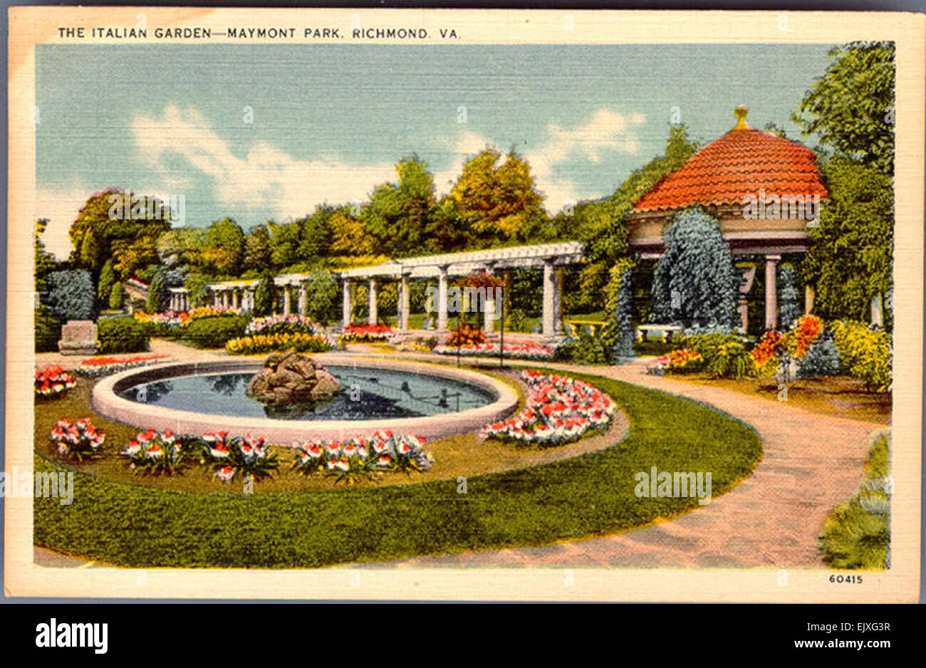 Italian Garden, Maymont Park, Richmond, Va Stock Photo Alamy