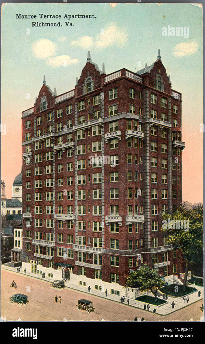 Monroe Terrace Apartments, (Corner Franklin and Laurel Streets
