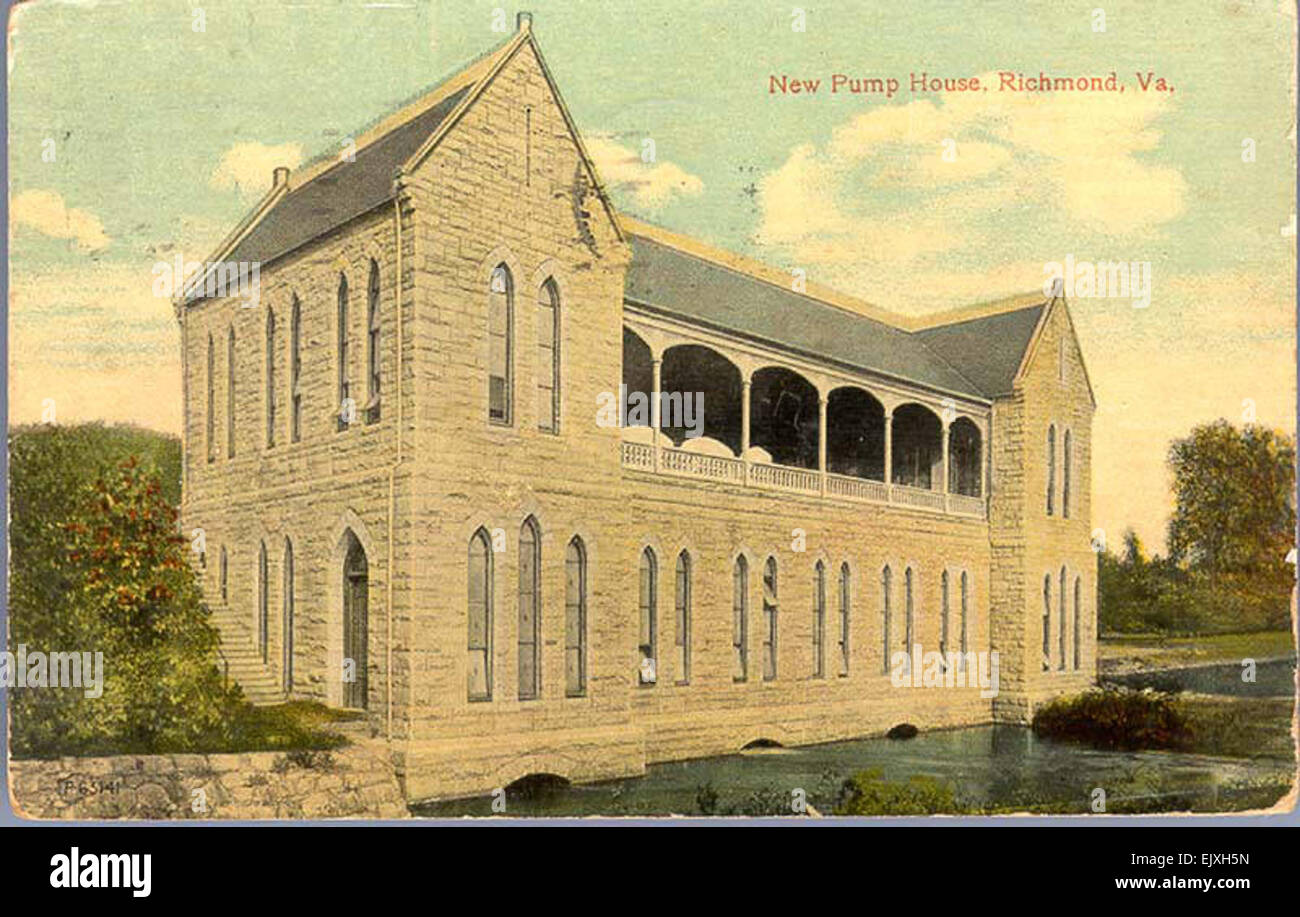 New Pump House, Richmond, Va Stock Photo Alamy