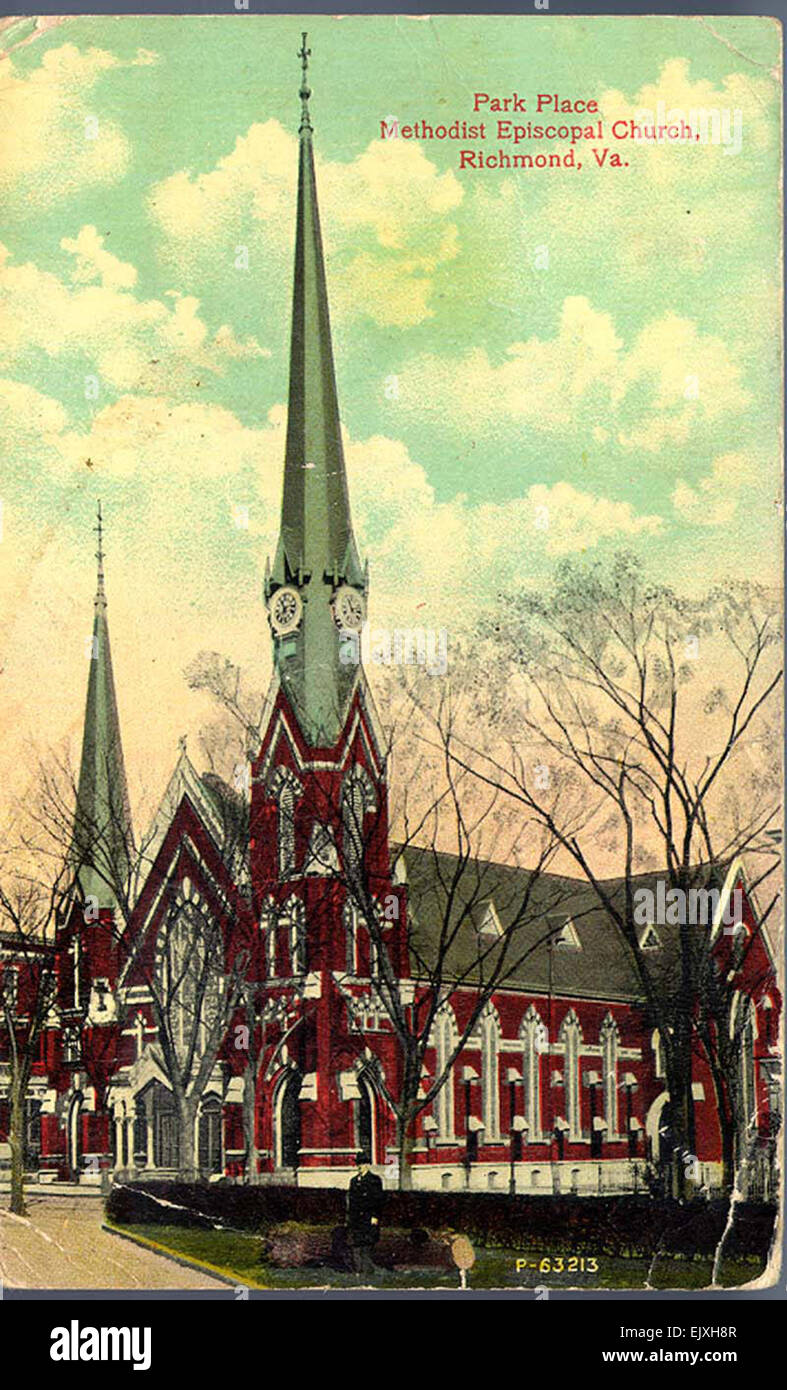 Park Place Methodist Episcopal Church, Richmond, Va Stock Photo Alamy