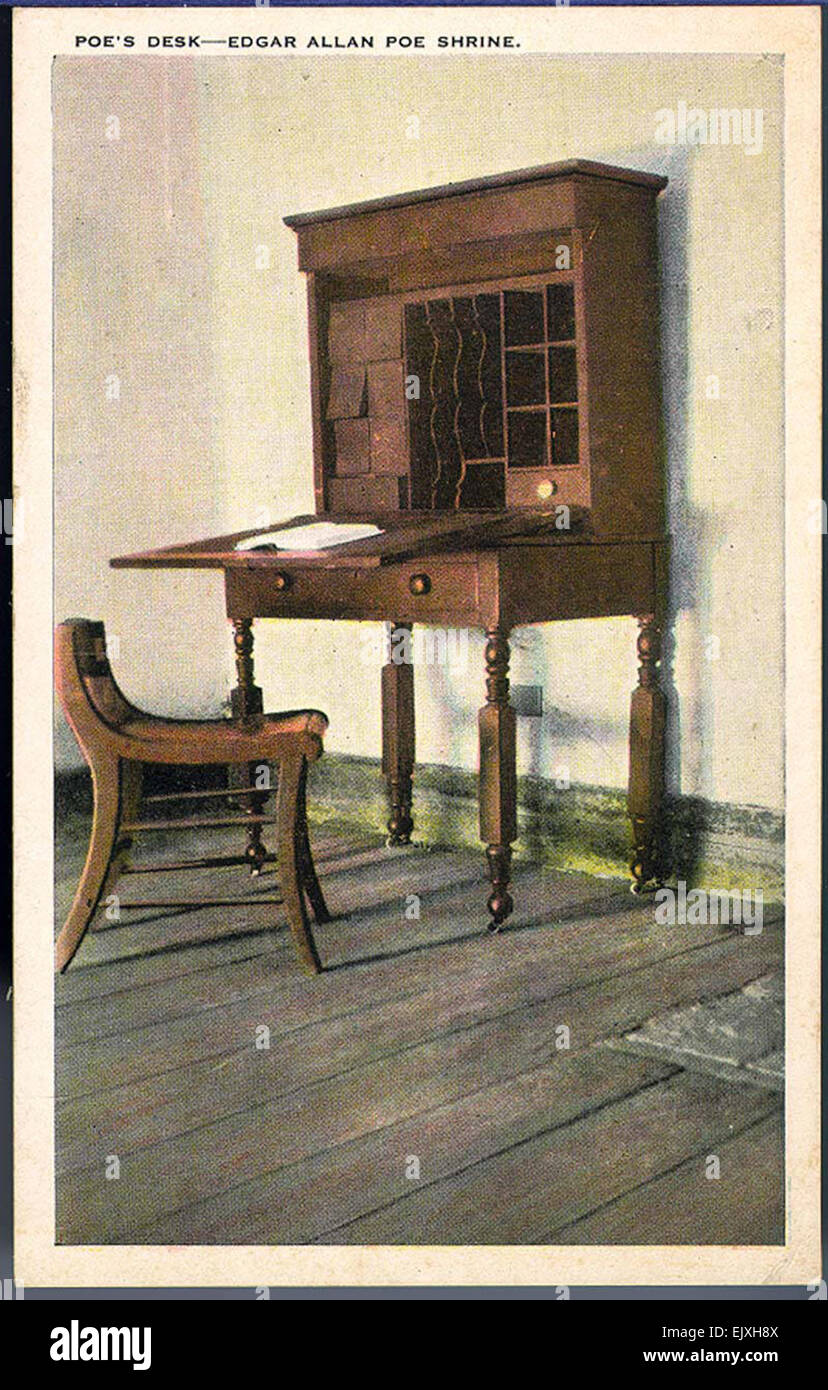 Poe's DeskEdgar Allan Poe Shrine Stock Photo Alamy