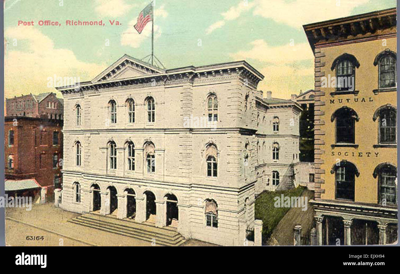 Post Office, Richmond, Va Stock Photo Alamy
