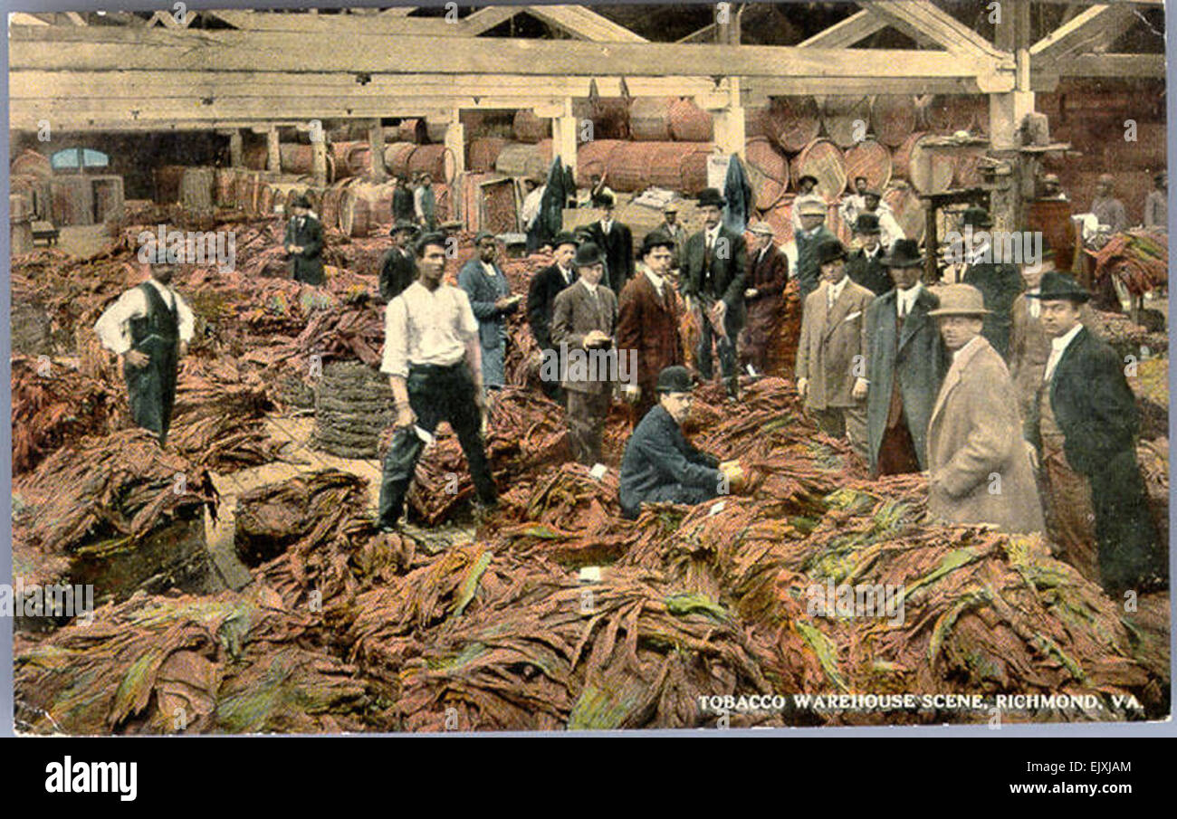 Tobacco Warehouse Scene, Richmond, Va Stock Photo Alamy