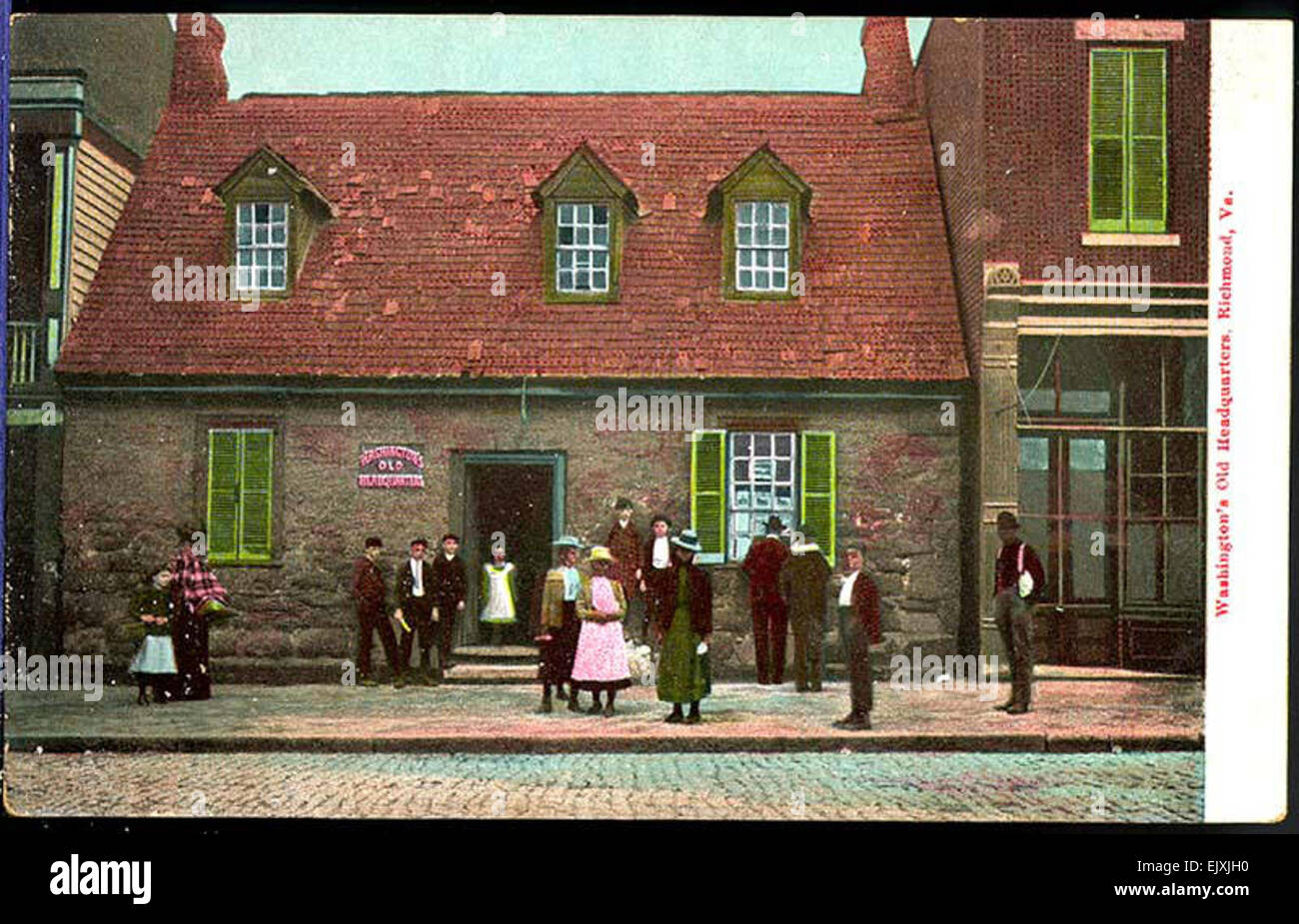 This collection of over 600 vintage postcards offers a glimpse into early twentieth-century Richmond, Virginia. Many of the images showcase buildings and structures that have since been altered or no longer exist, providing insight into the social and cultural attitudes of the time. Postcards became widely popular in the U.S. after the 1898 Private Mailing Card Act, fueling a collecting craze. Stock Photo