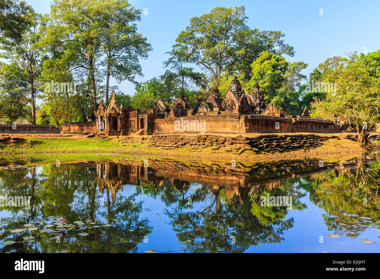 Banteay Srei. Siem Reap, Cambodia. Stock Photo