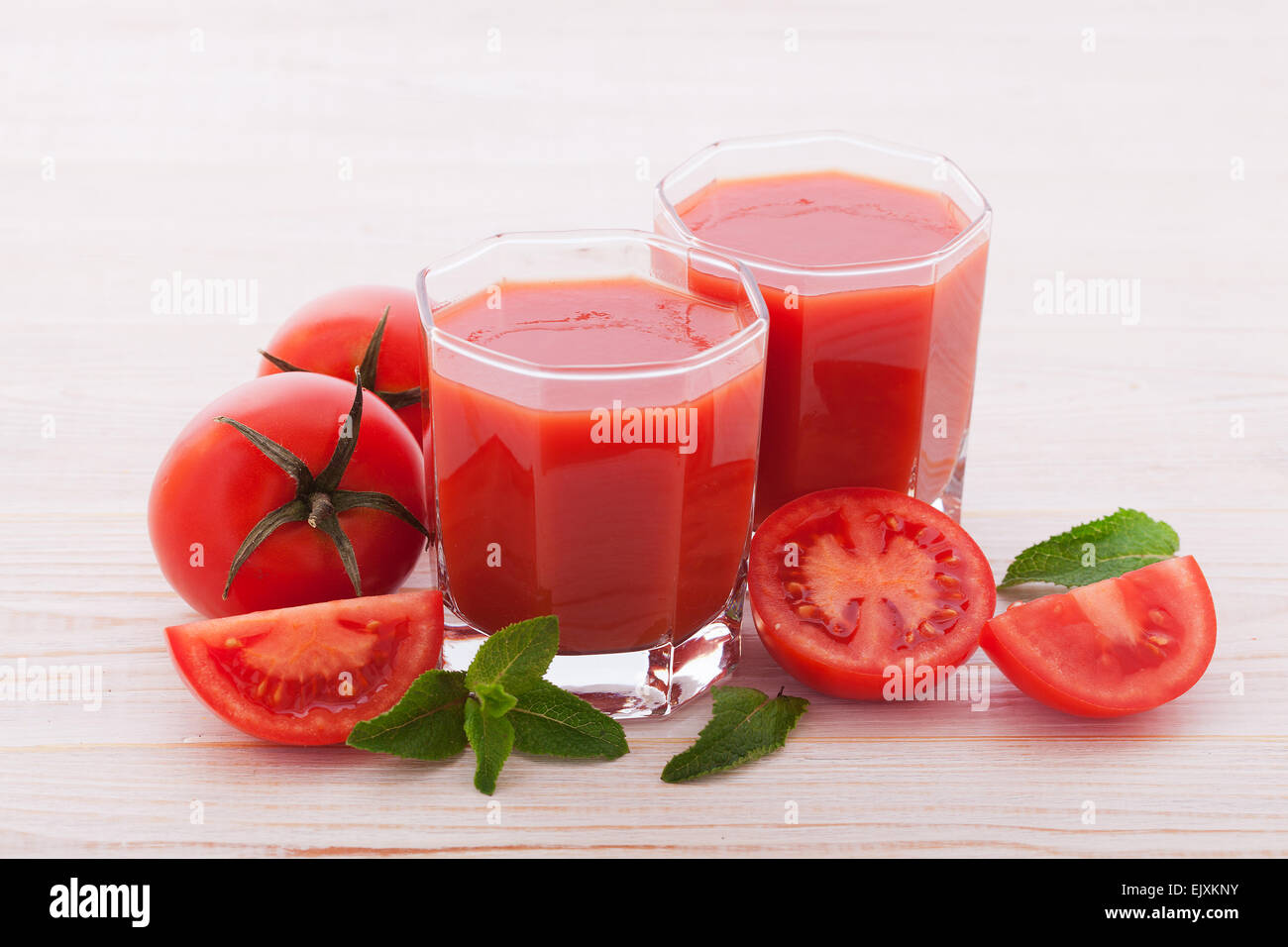 Tomato Juice and vegetables Stock Photo Alamy