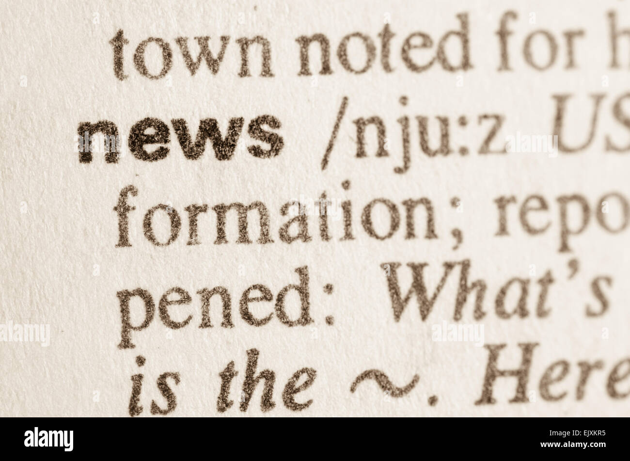 News in words hires stock photography and images Alamy