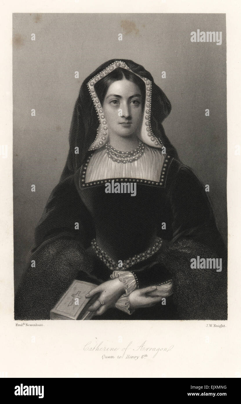 Catherine of Aragon, queen of King Henry VIII of England. Stock Photo