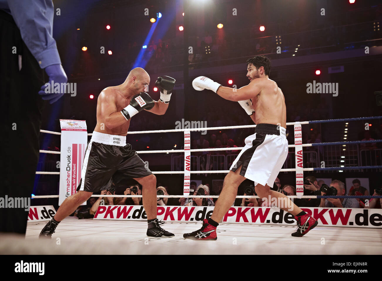 Celebrities on ProSieben live TV show 