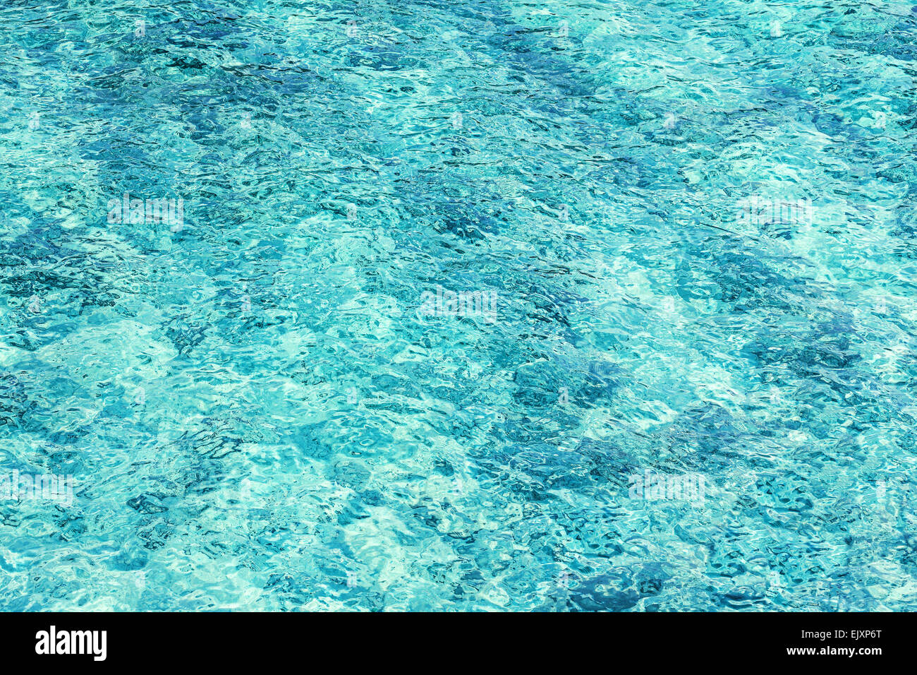 Abstract background made of crystal clear sea water. Stock Photo